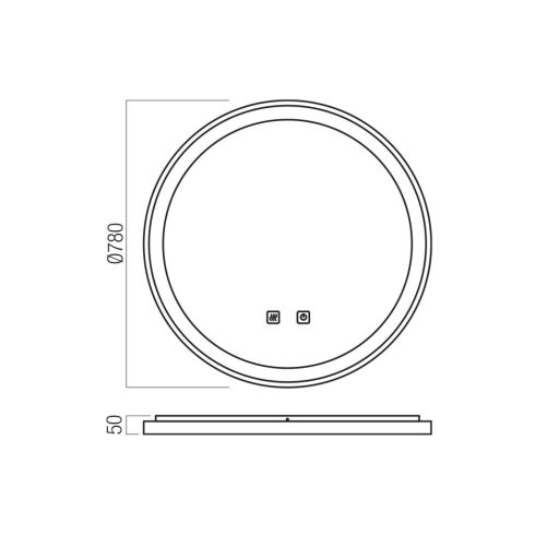 Redo Fali lámpa 01-3824 VANITY