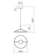 Redo Függeszték 01-3833 ORBIT