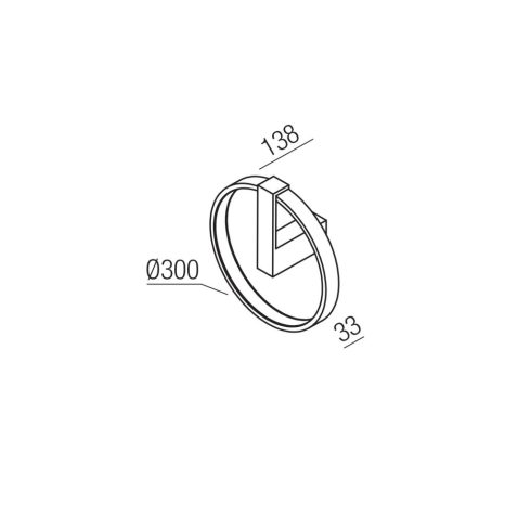 Redo Fali lámpa 01-3862 ORION