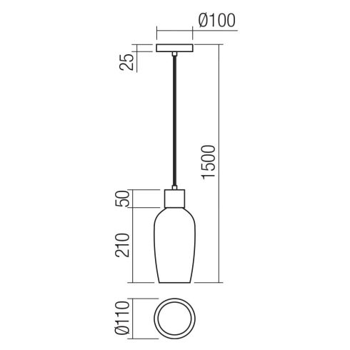 Redo Függeszték 01-4044 ATLANTIS