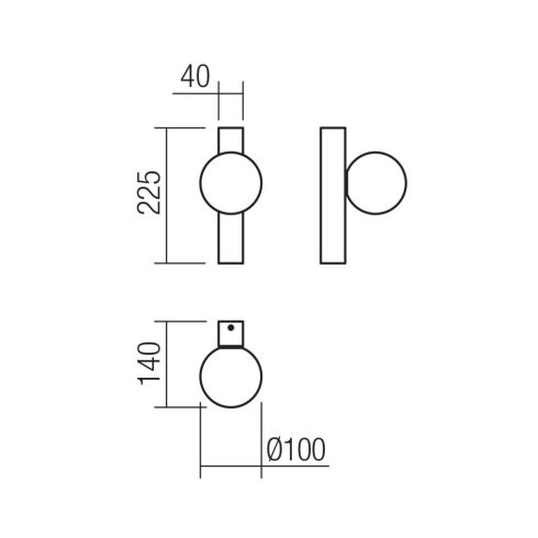 Redo Fali lámpa 01-4336 GOJI