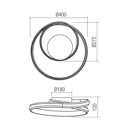 Redo Fali lámpa 01-4355 TORSION