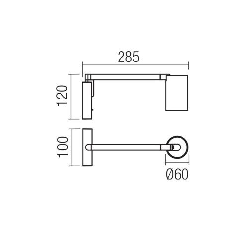 Redo Fali lámpa 01-4390 ROLF