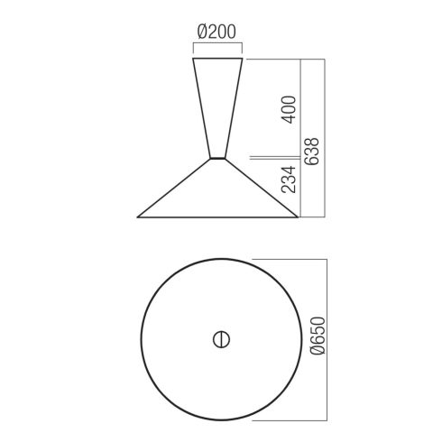 Redo Mennyezeti lámpa 01-4580 KONOS