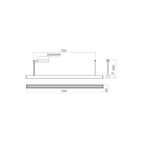 Redo Függeszték 01-4627 CITYLINE