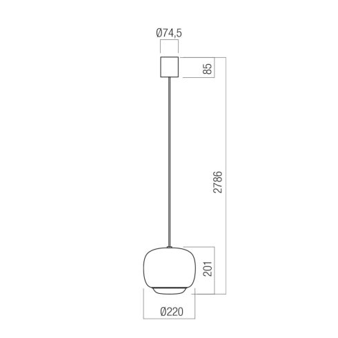 Redo Függeszték 01-4786 DUBBO