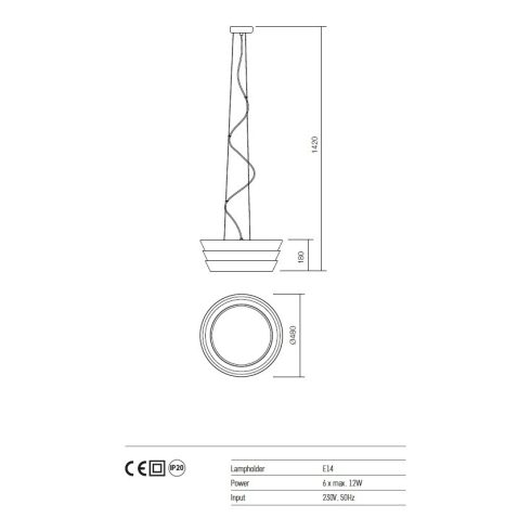 Redo Függeszték 01-927 CALYPSO
