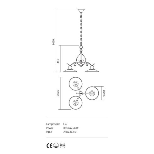 Incanti Csillár 02-760 LENA