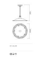 Incanti Függeszték 02-803-CF40 LEA