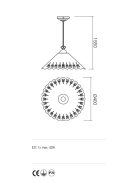 Incanti Függeszték 02-803-CT40 LEA