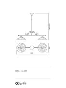 Incanti Függeszték 02-805-CC26 LEA