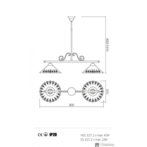 Incanti Függeszték 02-805-CT31 LEA