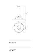 Incanti Függeszték 02-903-M43BR LEA