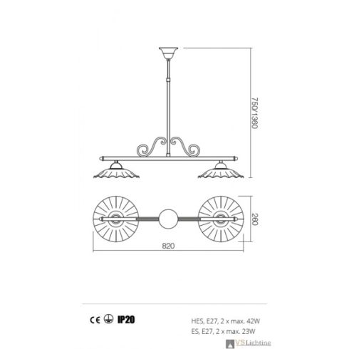 Incanti Függeszték 02-905-CT31 LEA