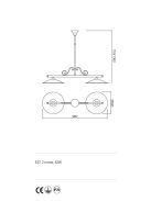 Incanti Függeszték 02-905-M30BR LEA