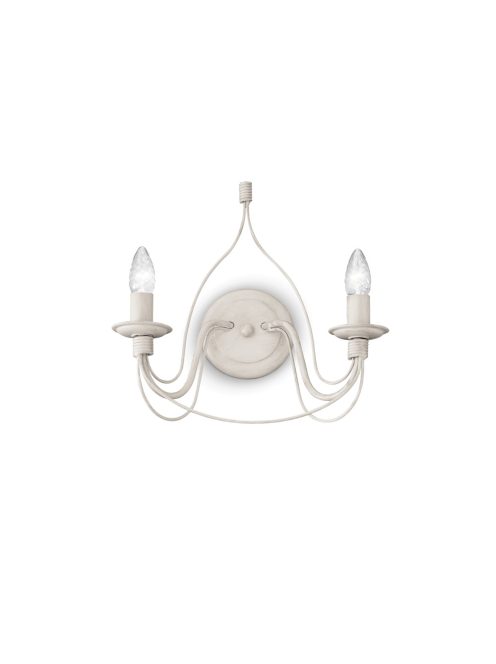 Ideal Lux Fali lámpa CORTE AP2 BIANCO ANTICO 028460