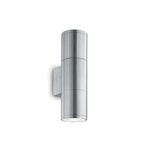 Ideal Lux Kültéri fali lámpa GUN AP2 SMALL ALLUMINIO 033013