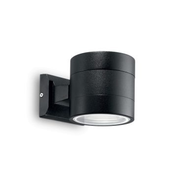 Ideal Lux Kültéri fali lámpa SNIF ROUND AP1 NERO 061450