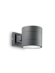   Ideal Lux Kültéri fali lámpa SNIF ROUND AP1 ANTRACITE 061467