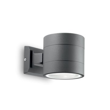  Ideal Lux Kültéri fali lámpa SNIF ROUND AP1 ANTRACITE 061467