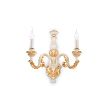 Ideal Lux Fali lámpa GIGLIO AP2 ORO 075280