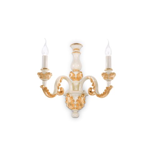 Ideal Lux Fali lámpa GIGLIO AP2 ORO 075280