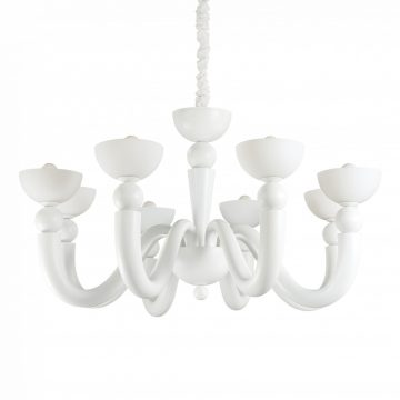 Ideal Lux Csillár BON BON SP8 BIANCO 094007