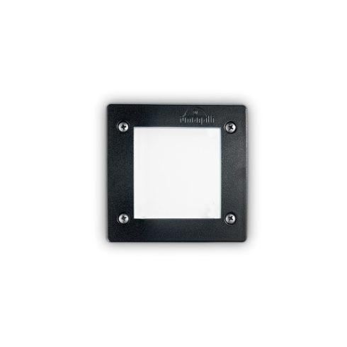 Ideal Lux Kültéri falba süllyesztett lámpa LETI PT1 SQUARE NERO 096582