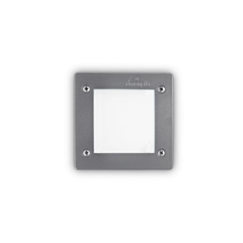 Ideal Lux Kültéri falba süllyesztett lámpa LETI PT1 SQUARE GRIGIO 096599
