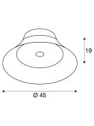 SLV Mennyezeti lámpa BATO 45 1000437