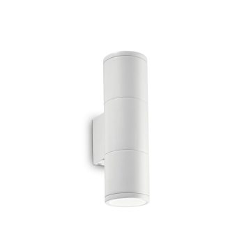 Ideal Lux Kültéri fali lámpa GUN AP2 SMALL BIANCO 100388