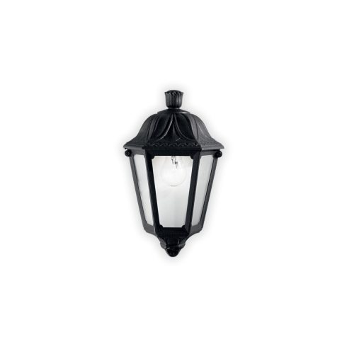Ideal Lux Kültéri fali lámpa  ANNA AP1 SMALL NERO 101552