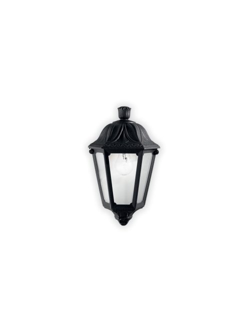 Ideal Lux Kültéri fali lámpa  ANNA AP1 SMALL NERO 101552