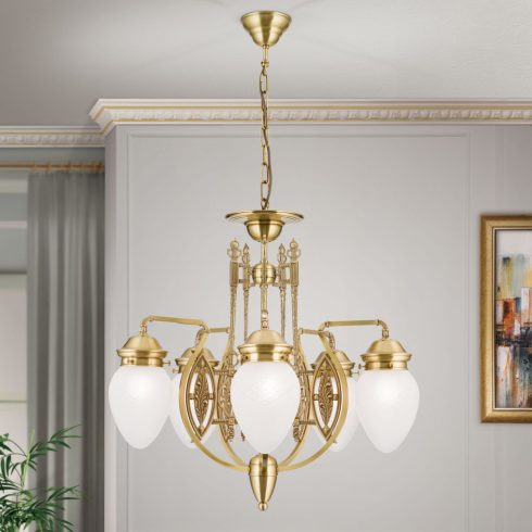  Csillár OR 1440-5 bronze-376 klar-matt BUDAPEST 108220