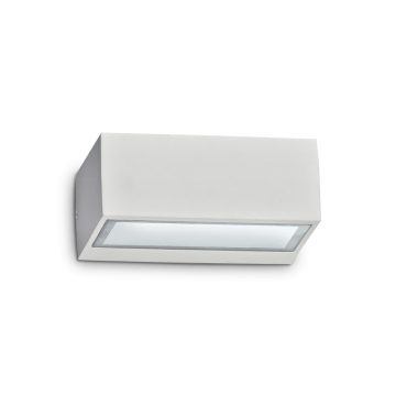 Ideal Lux Kültéri fali lámpa TWIN AP1 BIANCO 115351