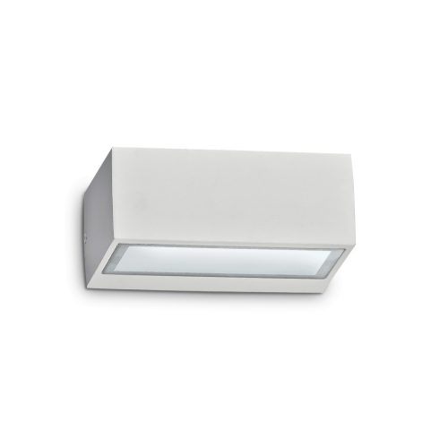 Ideal Lux Kültéri fali lámpa TWIN AP1 BIANCO 115351