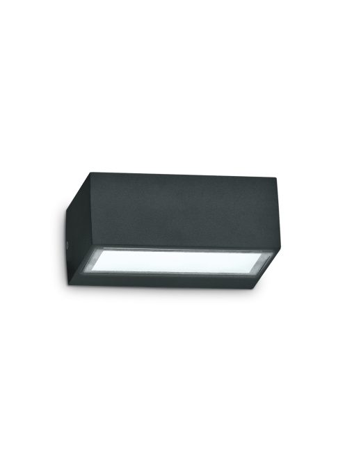 Ideal Lux Kültéri fali lámpa TWIN AP1 NERO 115375