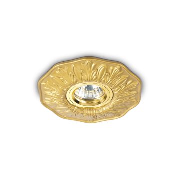 Ideal Lux Beépíthető spot lámpa POLKA FI1 OTTONE 115610