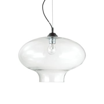   Ideal Lux Függeszték BISTRO' SP1 ROUND TRASPARENTE 120898