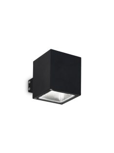 Ideal Lux Kültéri fali lámpa SNIF SQUARE AP1 NERO 123080