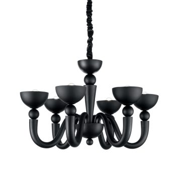 Ideal Lux Csillár BON BON SP6 NERO 140339