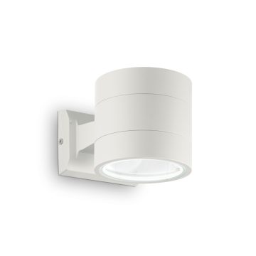 Ideal Lux Kültéri fali lámpa SNIF ROUND AP1 BIANCO 144283