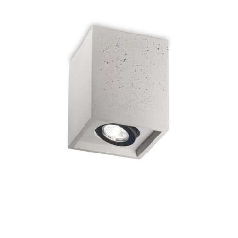 Ideal Lux Mennyezeti lámpa OAK PL1 SQUARE CEMENTO 150475