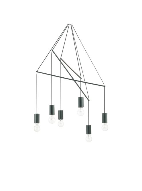 Ideal Lux Csillár POP SP6 NERO 158815