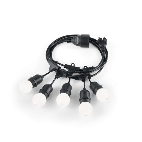 Ideal Lux Kültéri függeszték FIESTA SP5 NERO 159836