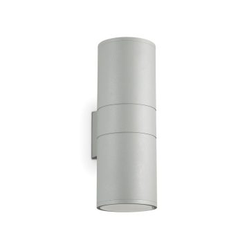 Ideal Lux Kültéri fali lámpa GUN AP2 BIG GRIGIO 163604