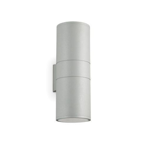 Ideal Lux Kültéri fali lámpa GUN AP2 BIG GRIGIO 163604
