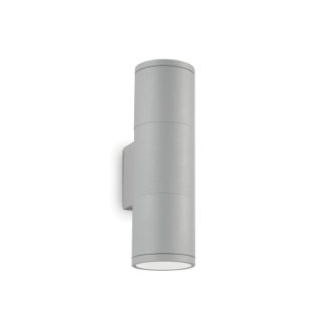Ideal Lux Kültéri fali lámpa GUN AP2 SMALL GRIGIO 163628