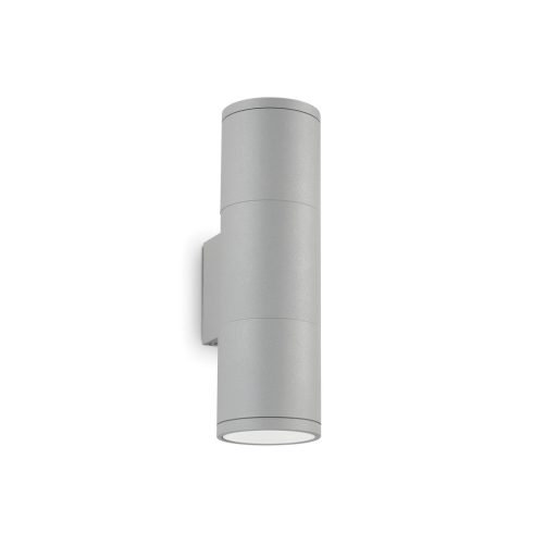 Ideal Lux Kültéri fali lámpa GUN AP2 SMALL GRIGIO 163628