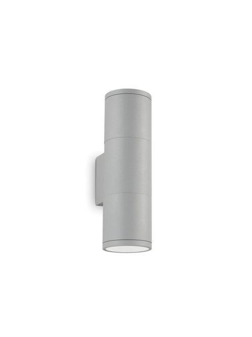 Ideal Lux Kültéri fali lámpa GUN AP2 SMALL GRIGIO 163628